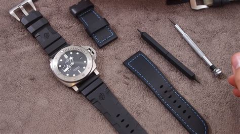 how do i change the band on my panerai watch|Panerai watch strap size chart.